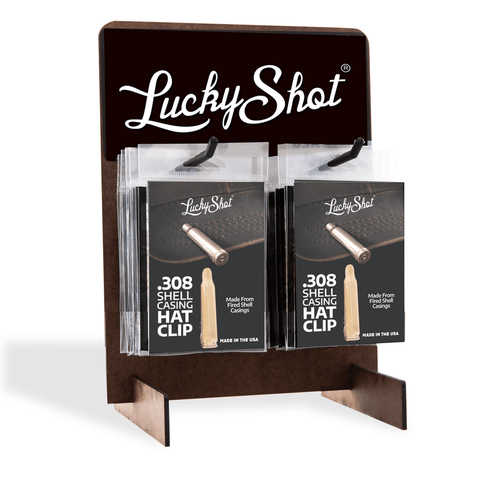 Lucky Shot USA - Bullet Hat Clip Display 24 pcs
