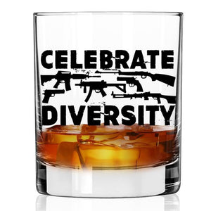 Lucky Shot USA - Whisky Glass - Celebrate Diversity