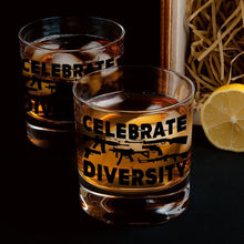 Load image into Gallery viewer, Lucky Shot USA - Whisky Glass - Celebrate Diversity
