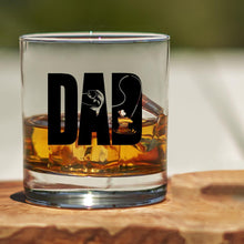 Cargar imagen en el visor de la galería, Lucky Shot USA - Americana Whisky Glass - Dad Fishing Silo
