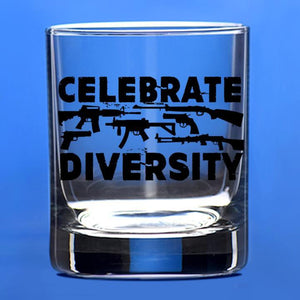 Lucky Shot USA - Whisky Glass - Celebrate Diversity