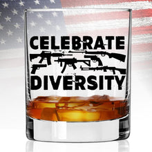 Cargar imagen en el visor de la galería, Lucky Shot USA - Whisky Glass - Celebrate Diversity
