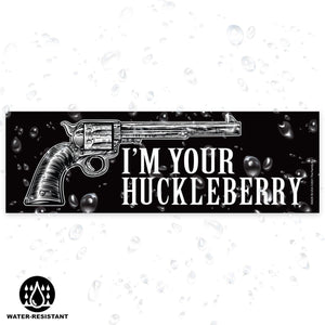 Lucky Shot USA - Rectangle Magnet - I'm your Huckleberry