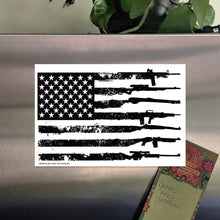 Cargar imagen en el visor de la galería, Lucky Shot USA - Rectangle Magnet - Gun Flag
