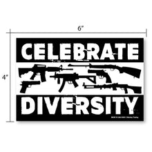 Cargar imagen en el visor de la galería, Lucky Shot USA - Decal Sticker - Celebrate Diversity
