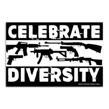Load image into Gallery viewer, Lucky Shot USA - Decal Sticker - Celebrate Diversity
