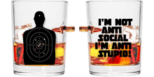 Laden Sie das Bild in den Galerie-Viewer, Lucky Shot - .308 Bullet Whisky Glass - Not anti social
