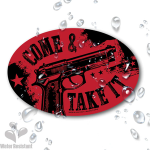 Lucky Shot™ - Come & Take It Gun Decal