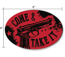 Laden Sie das Bild in den Galerie-Viewer, Lucky Shot™ - Come &amp; Take It Gun Decal
