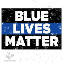 Load image into Gallery viewer, Lucky Shot USA - Rectangle Magnet - Blue Lives Matter
