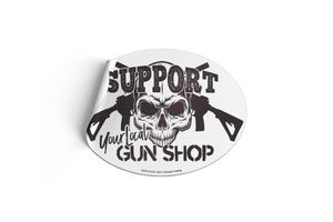 Lucky Shot - Support Your Local Gun Shop Decal - Lucky Shot Europe