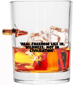 Lucky Shot - .308 Bullet Whisky Glass - Real freedom
