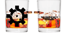 Carica l&#39;immagine nel visualizzatore di Gallery, Lucky Shot - .308 Bullet Whisky Glass - Real freedom
