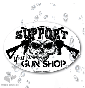 Lucky Shot - Support Your Local Gun Shop Decal - Lucky Shot Europe