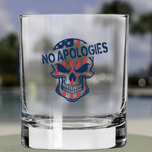 Carica l&#39;immagine nel visualizzatore di Gallery, Lucky Shot USA - Americana Whisky Glass - No Apologies
