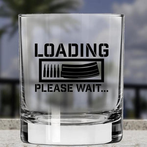 Lucky Shot USA - Whisky Glass - Loading Please Wait
