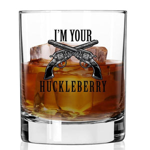 Lucky Shot USA - I'm Your Huckleberry - Whisky Glass