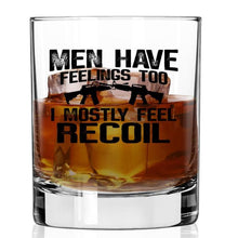 Cargar imagen en el visor de la galería, Lucky Shot USA - Whisky Glass - Men Have Feelings Too
