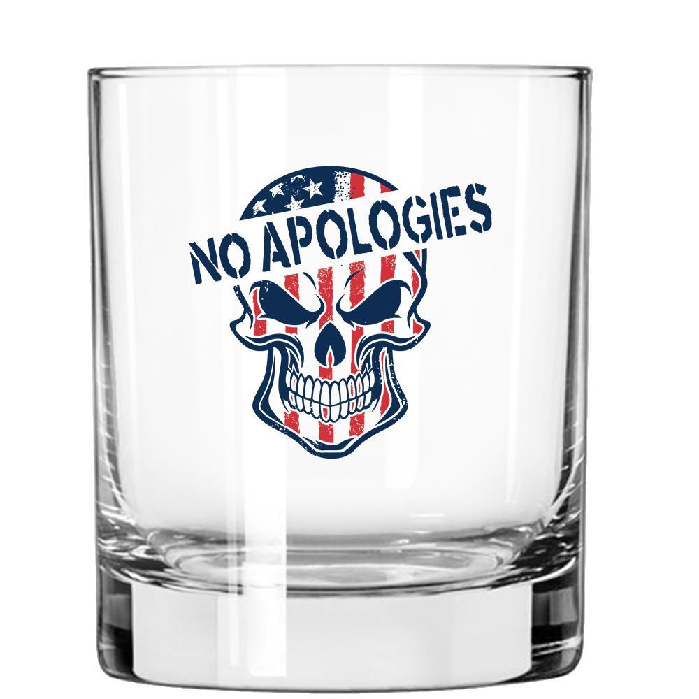 Lucky Shot USA - Americana Whisky Glass - No Apologies