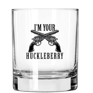 Lucky Shot USA - I'm Your Huckleberry - Whisky Glass