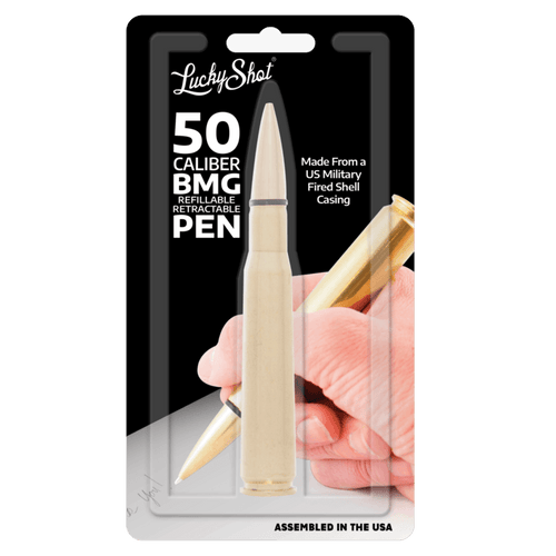 Lucky Shot USA - Bullet Twist Pen 50 Cal Blister pack