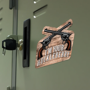 Lucky Shot™ - Rectangle Magnet - I'm Your Huckleberry