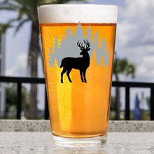Load image into Gallery viewer, Lucky Shot USA - Pint Glass - Deer Scene
