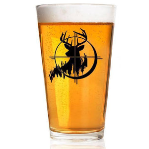 Lucky Shot USA - Pint Glass - Deer Scope