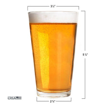 Load image into Gallery viewer, Lucky Shot USA - Pint Glass - Don&#39;t Tread On Me
