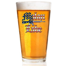 Load image into Gallery viewer, Lucky Shot USA - Pint Glass - Molon Labe Patriotic
