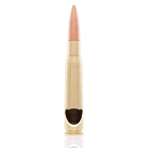 Lucky Shot USA - .50 Cal BMG Bullet Bottle Opener - Brass