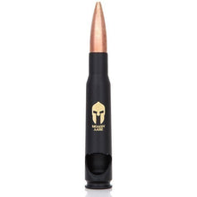 Afbeelding in Gallery-weergave laden, Lucky Shot USA - .50 Cal BMG Bullet Bottle Opener - Molon Labe - Black
