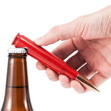 Load image into Gallery viewer, Lucky Shot USA - .50 Cal BMG Bullet Bottle Opener - Red
