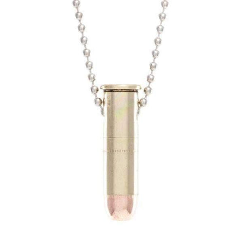 Lucky Shot USA - Ball Chain Bullet Necklace - .38 Special