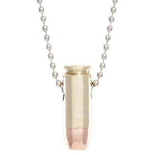 Load image into Gallery viewer, Lucky Shot USA - Ball Chain Bullet Necklace - .40
