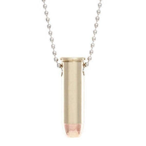 Lucky Shot USA - Ball Chain Bullet Necklace - 44 Mag