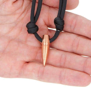 Lucky Shot USA - Paracord Necklace - .308 - Black