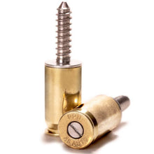 Load image into Gallery viewer, Lucky Shot USA - License Plate Bolts - 45 Cal Brass(2pcs)
