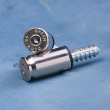 Charger l&#39;image dans la galerie, Lucky Shot USA - License Plate Bolts - 45cal Nickel (2pcs)
