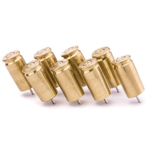 Lucky Shot USA - Push Pins - 9mm - Brass (8 pcs)