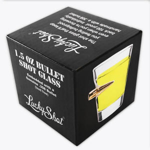 Lucky Shot USA - Bullet Shot Glass - .308 Projectile - Don't Tread on Me