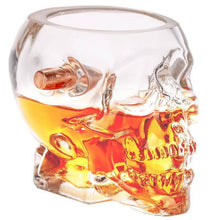Load image into Gallery viewer, Lucky Shot USA - Skull Shot Glass - .308 Projectile (1.82oz)
