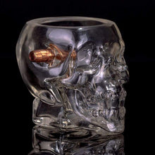 Laden Sie das Bild in den Galerie-Viewer, Lucky Shot USA - Skull Shot Glass - .308 Projectile (1.82oz)
