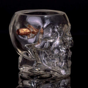 Lucky Shot USA - Skull Shot Glass - .308 Projectile (1.82oz)
