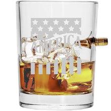 Charger l&#39;image dans la galerie, Lucky Shot USA - .308 Bullet Whisky Glass - America Since 1776
