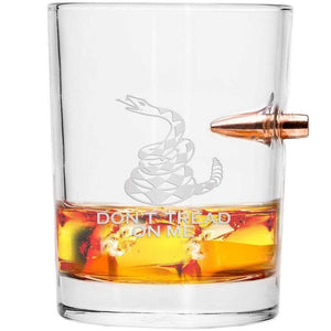 Lucky Shot USA - Bullet Whisky Glass .308 Don't Tread on me