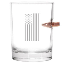 Afbeelding in Gallery-weergave laden, Lucky Shot USA - Bullet Whisky Glass .308 Draped American flag
