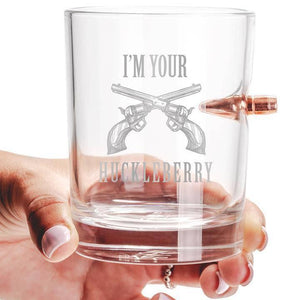 Lucky Shot USA - Bullet Whisky Glass .308 - I'm your Huckleberry