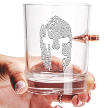 Load image into Gallery viewer, Lucky Shot USA - Bullet Whisky Glass .308 Molon Labe (9.85oz)
