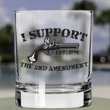 Cargar imagen en el visor de la galería, Lucky Shot USA - Whisky Glass - 2nd Amendment Percussion Pistol
